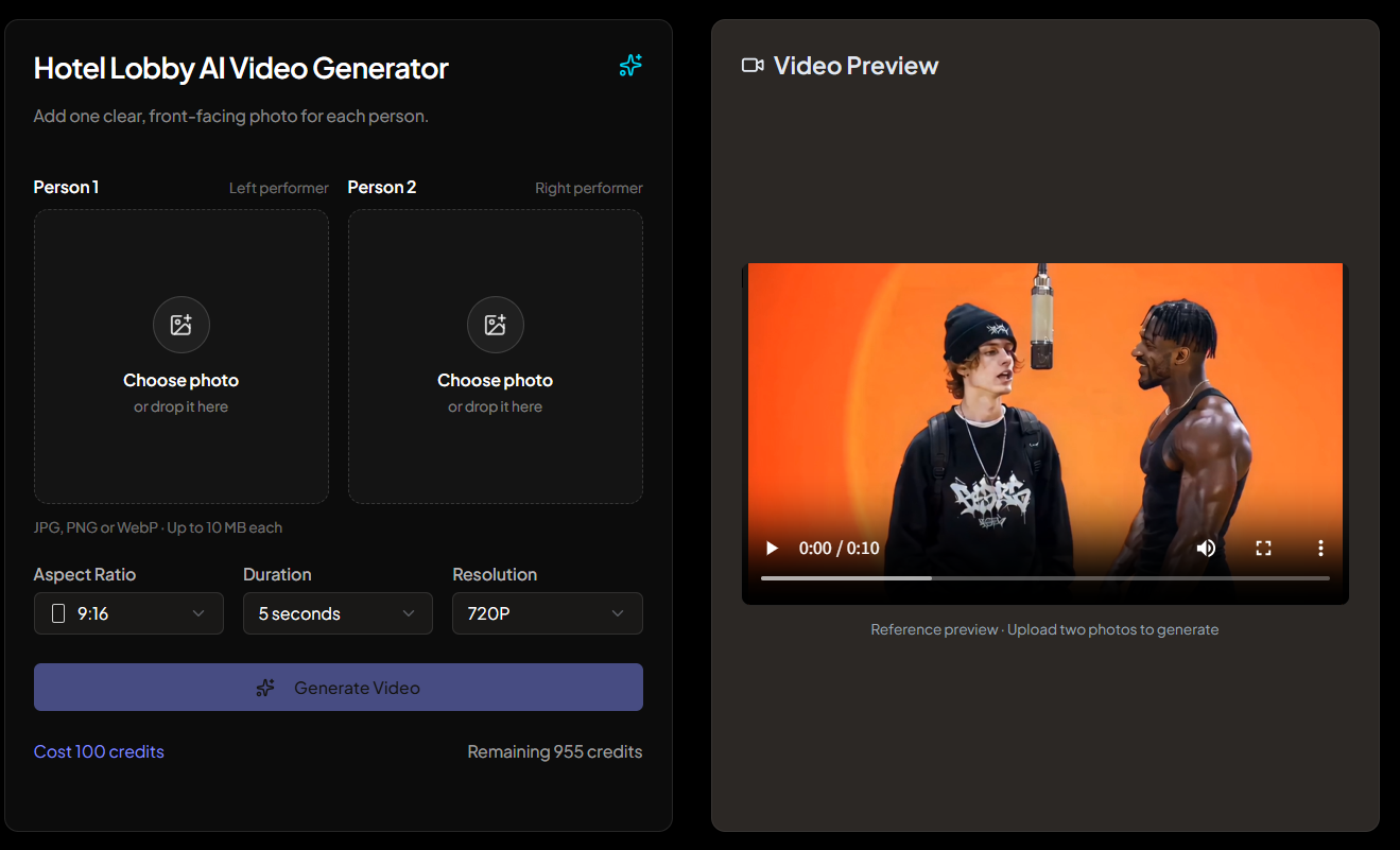 Hotel Lobby video generator Hotel Lobby video generator